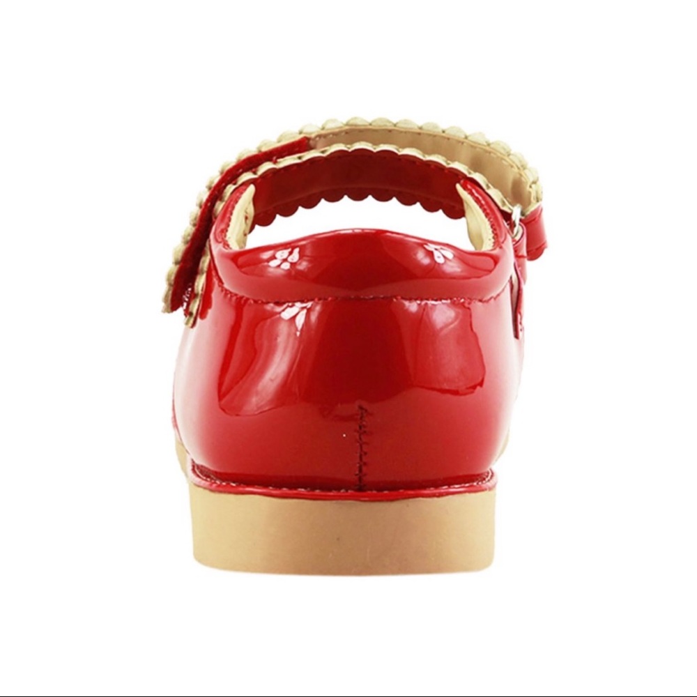 The Doll Maker Girl's Red Mary Jane Dress Shoes - Picture 5 of 6